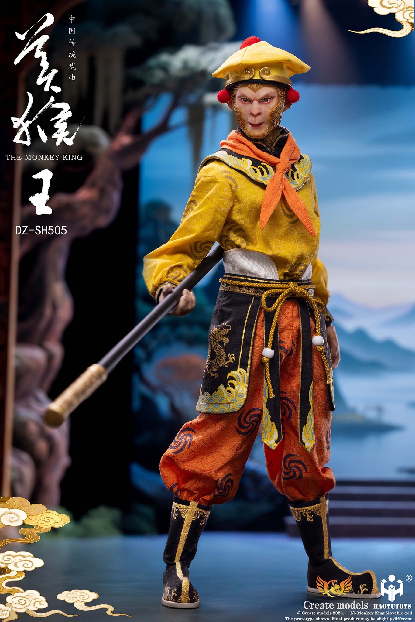 [สั่งจอง]Createmodels x HAOYUTOYS DZ-SH505 1/6 : "Chinese Opera" Series - Monkey King