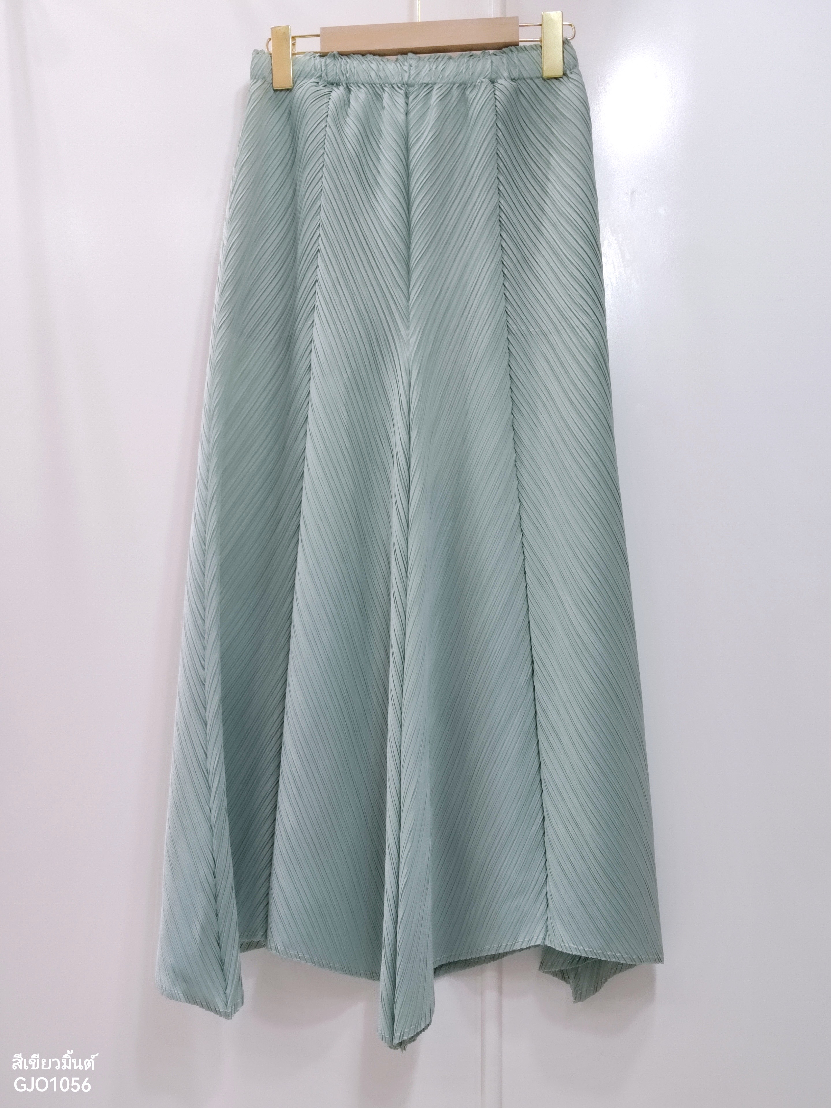 ปรับราคาลง20%!! ยาว 35 นิ้ว! 2MUAY รุ่น GJO1056 กางเกงพลีทคุณภาพ FLARE PLEATED PANTS 10 สี FREE SIZE