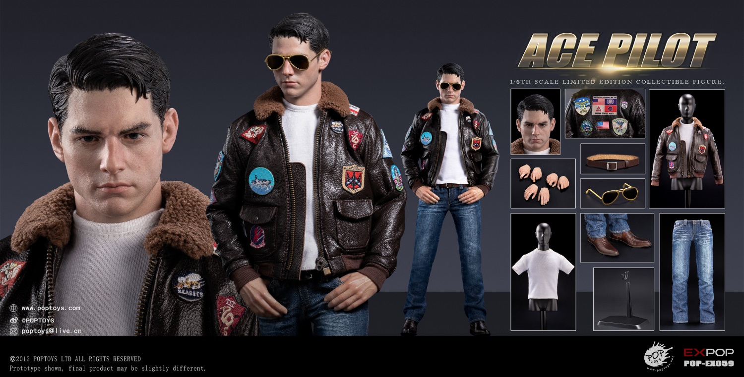 [สั่งจอง]POPTOYS 1/6 : ACE Pilot