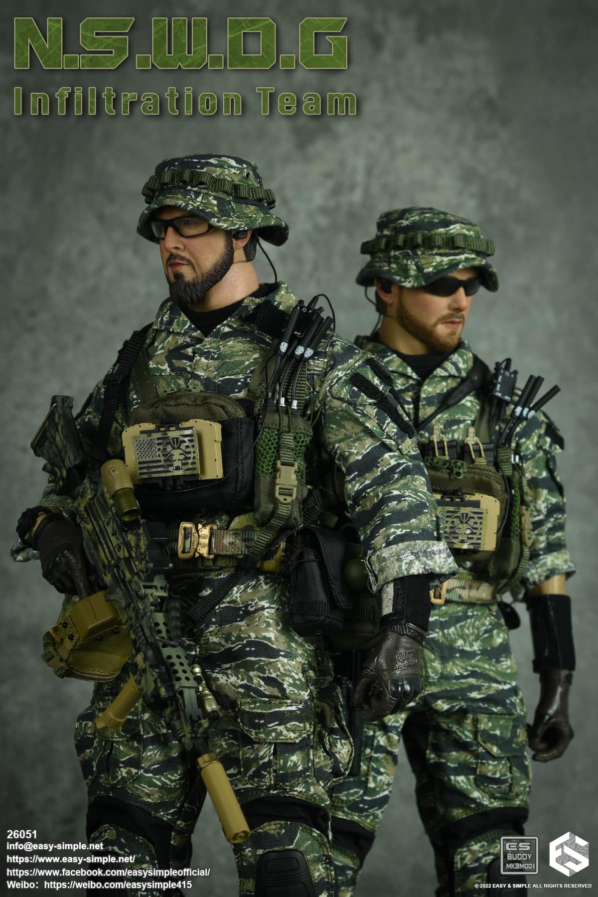 [สั่งจอง]Easy&Simple 1/6 : N.S.W.D.G Infiltration Team