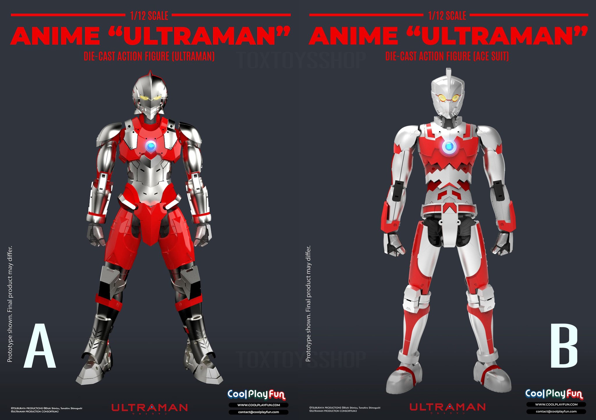 [สั่งจอง]Cool Play Fun 1/12 : Ultraman Die-cast Action Figure