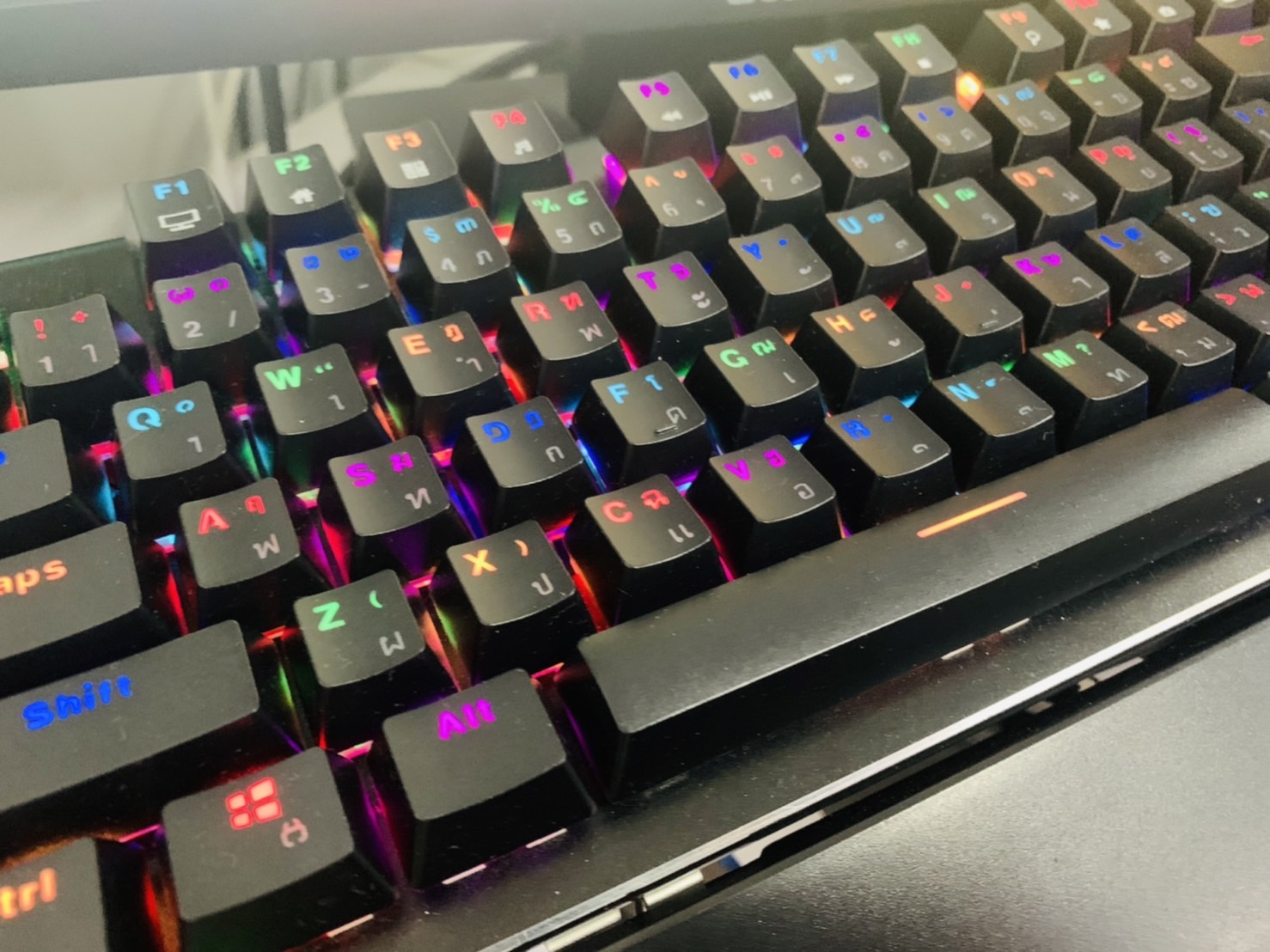 คีย์บอร์ KEYBOARD NUBWO X30 TERMINATOR (OUTEMU BLUE SWITCH) (RGB LED) (EN/TH)