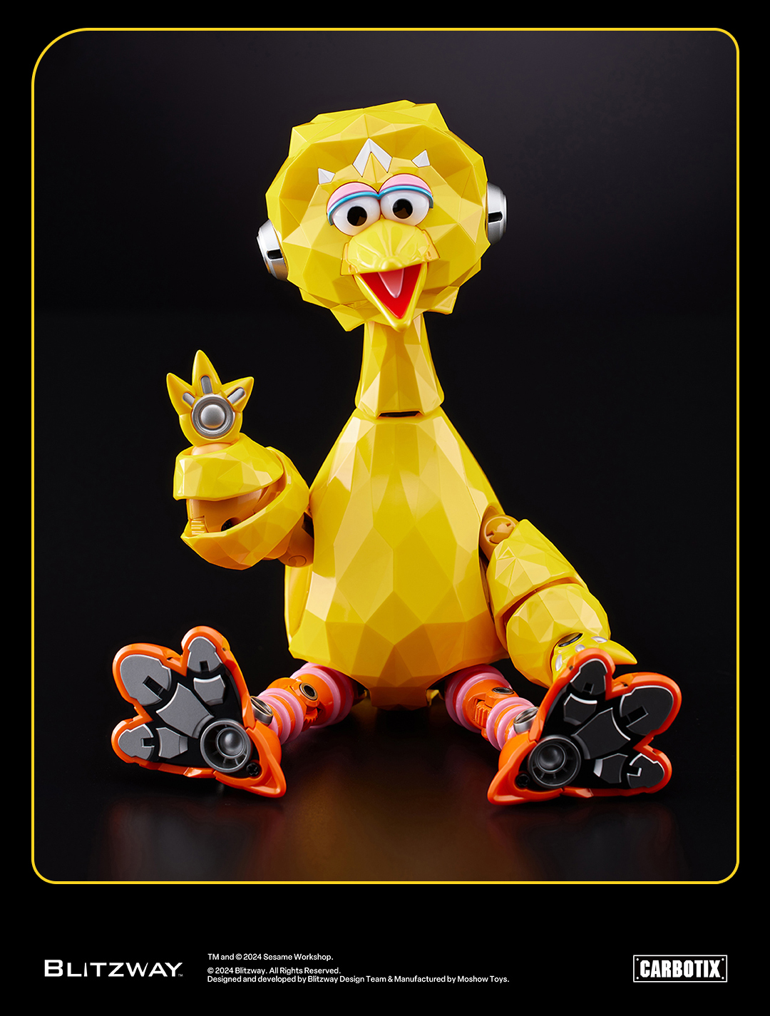 [พร้อมส่ง] BLITZWAY Carbotix : Sesame Street - Elmo & Cookie Monster & Big Bird BW-CA-10604 ครบเซต 3 แบบ