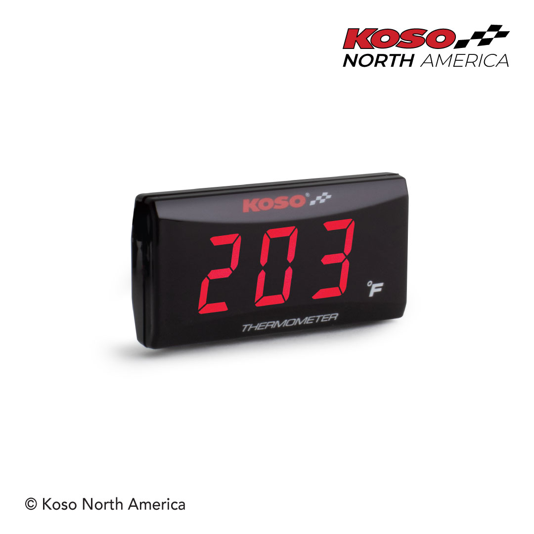 KOSO SUPER SLIM STYLE THERMOMETER - RED (สินค้าลดราคาเคลียร์สต็อค)