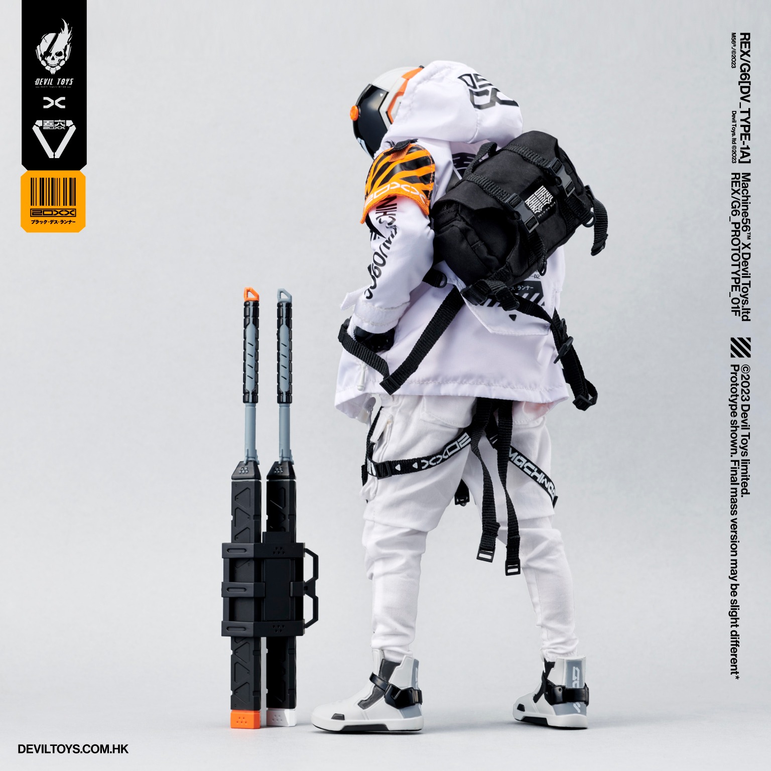 [สั่งจอง] Devil Toys X Machine 56 1/6 : REX/G6[DV_TYPE-1A](white)