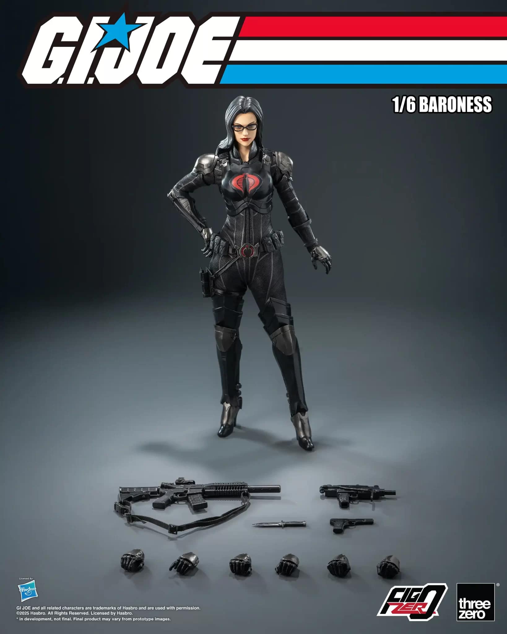 [สั่งจอง] Threezero 3Z03500W0 1/6 : FigZero G.I. Joe - Baroness