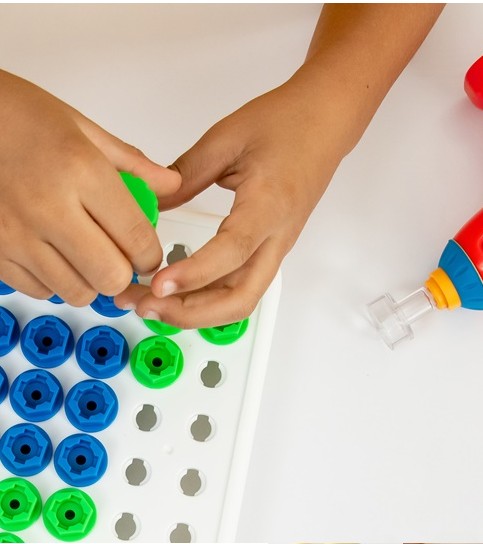 ชุดออกแบบฝึกสร้างลวดลายและรูปทรง ของเล่นเสริมพัฒนาการ, ของเล่นเด็กอนุบาล, สื่อการสอนเด็กอนุบาล วัสดุและสี ปลอดภัยต่อเด็ก มีมาตรฐาน มอก. ตามที่ สพฐ. กำหนด