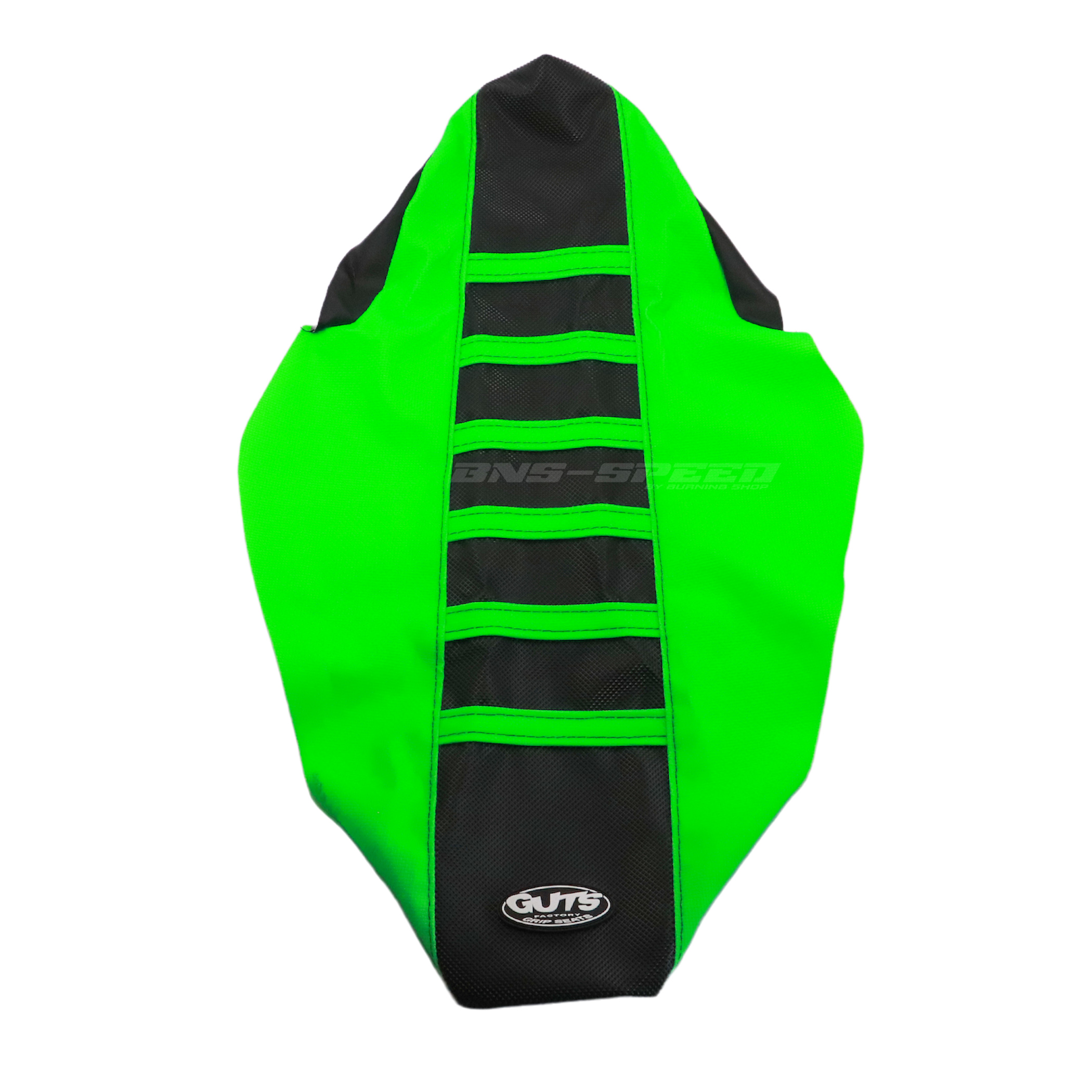 ผ้าเบาะ Guts Racing Ribbed Seat Cover KX250/XC (4T) 21-current - เขียวดำริบเขียว