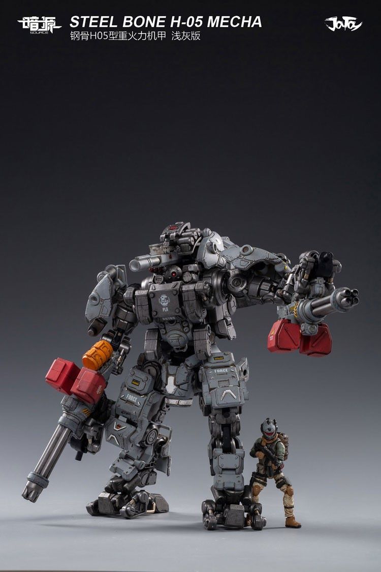 [สั่งจอง]JOYTOY JT0418 1/25 : STEEL BONE H-05 Heavy firepower MECHA (gray)