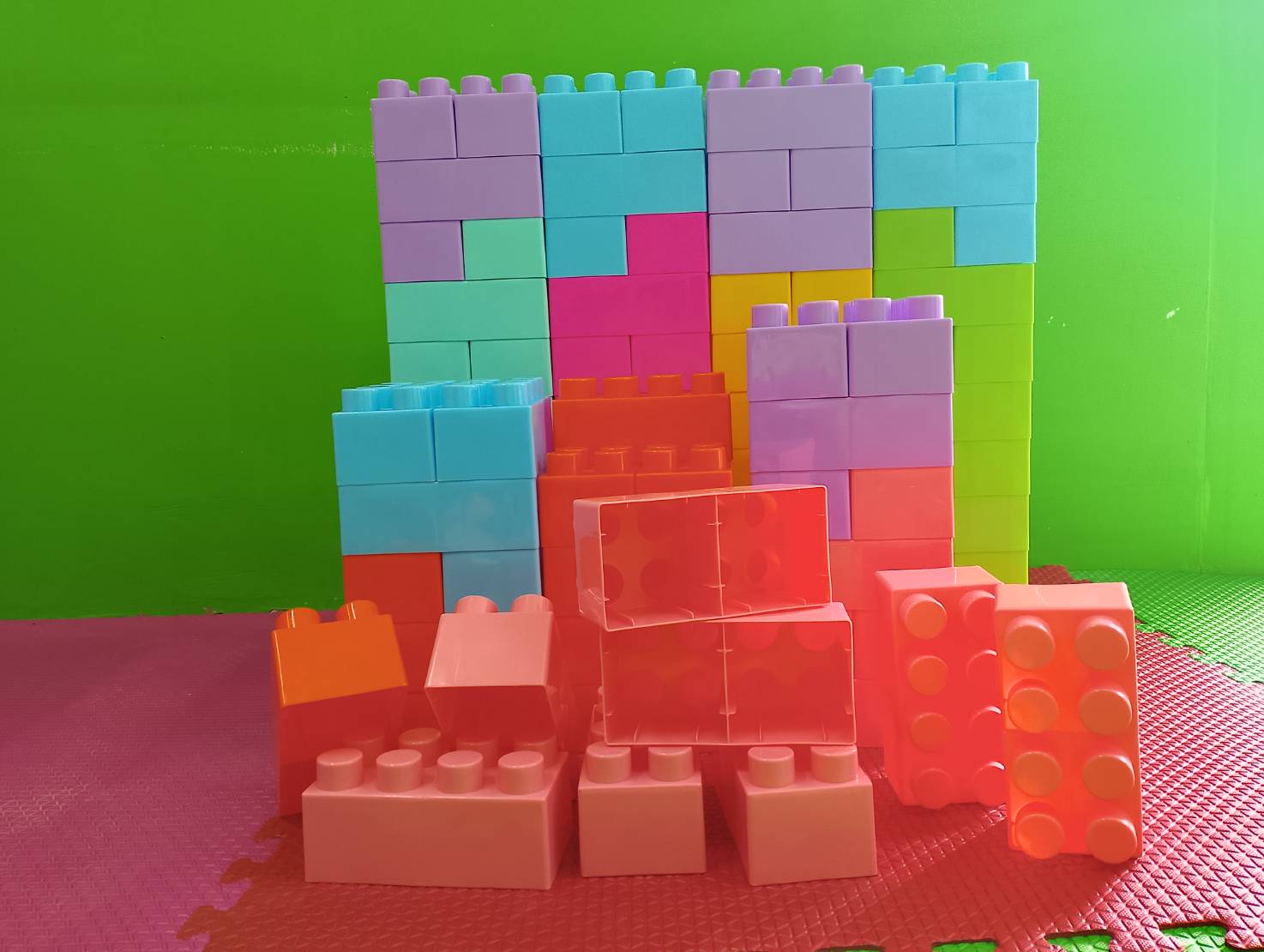 ตัวต่อใหญ่ เลโก้ยักษ์ บล็อกขนาดใหญ่ 118ชิ้น , บล็อคสำหรับเด็ก พลาสติกหนาปานกลาง พร้อมส่ง มีจำกัด ราคาโรงงาน