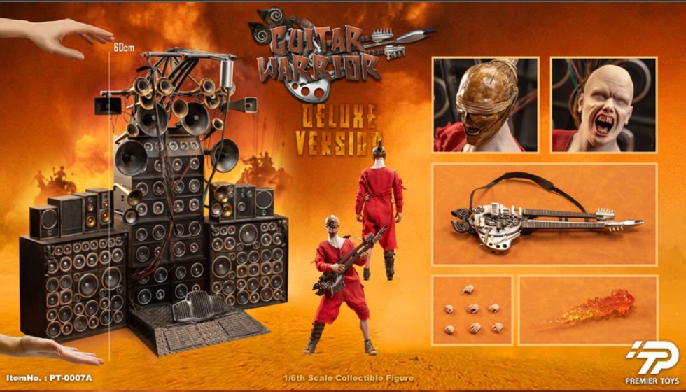 [พร้อมส่ง] "PREMIER TOYS 1/6 : Guitar Warrior PT0007A : DELUXE VERSION