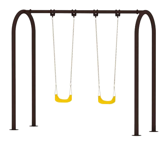ชิงช้า 2 ที่นั่ง เครื่อเล่นสนามเหล็ก เครื่องเล่นสนามกลางแจ้ง ของเล่น สั่งผลิต 10-20 วัน