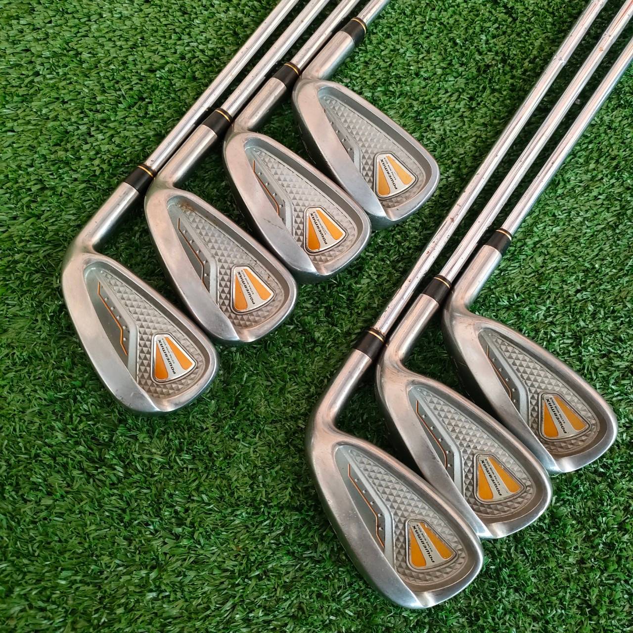 ชุดเหล็ก MAXFLI POWERMAX EXTRA WIDE SOLE มีเหล็ก 4-9 เเละ AW ก้าน POWERMAX FLEX R