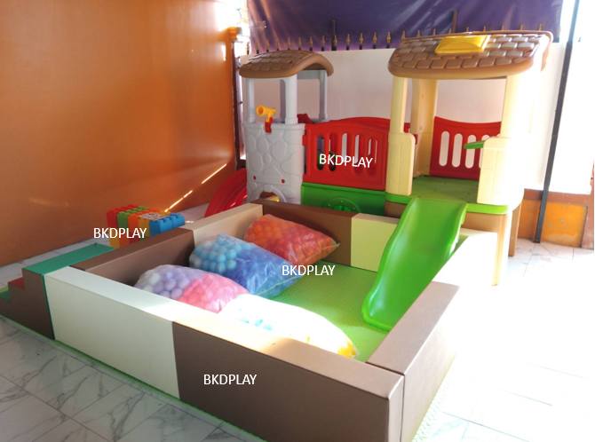 ส่งฟรี บ้านสไลเดอร์ปีนป่าย บ้านน้อย2ชั้น คละสี เลือกสีได้ ราคาต่อ1ชุด กระดานลื่นเด็ก เครื่องเล่นสนามกลางแจ้ง-ในร่ม พร้อมส่ง