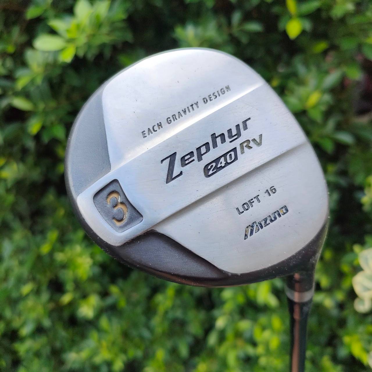 FW3 MIZUNO ZEPHYR 240 RV องศา 16 ก้าน TECHNO FLEX SR พรีเมี่ยมจากญี่ปุ่น หัวแบนๆ ก้านของดี!! ไม้กอล์ฟมือสอง ของแท้ BY NakaraLuxurious