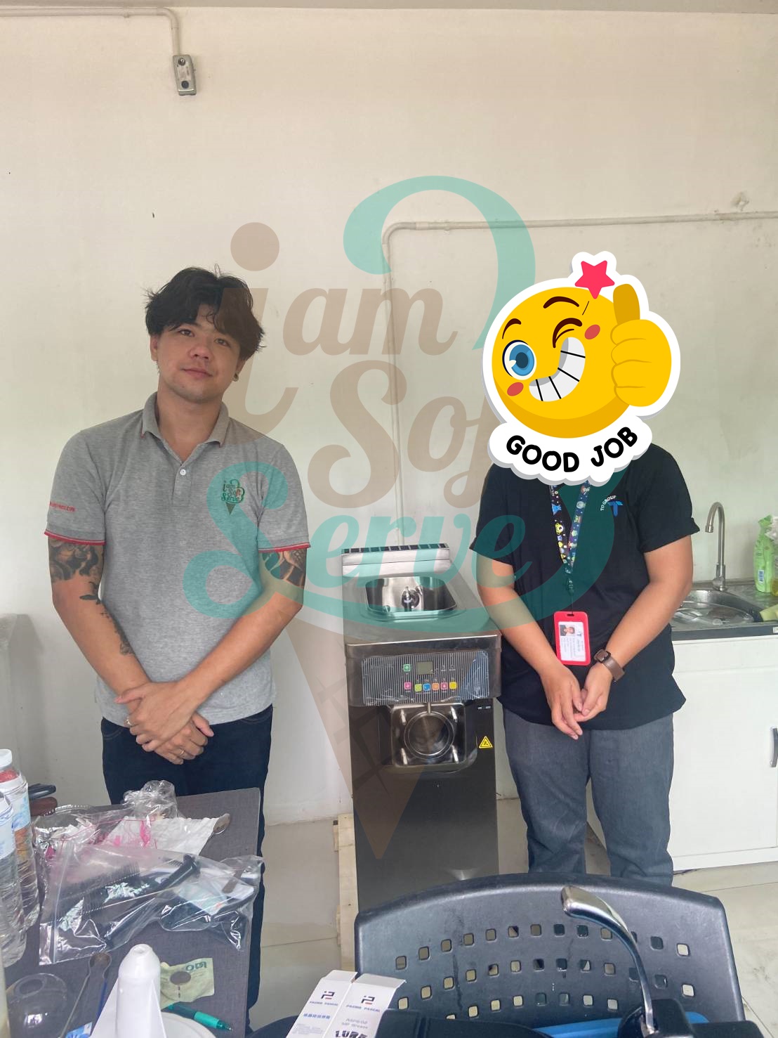 เครื่องไอศครีมซอร์ฟเสิร์ฟหัวเดียวISC-930 คอมเพลสเซอร์ US ทำงานด้วยมอเตอร์อินเวอร์เตอร์ ระบบแอร์ปั๊มแบบเฟื่อง