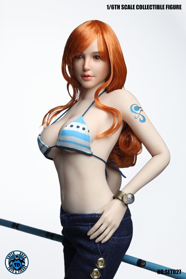 [สั่งจอง]SUPER DUCK SET027 1/6 Cosplay Sexy seaman headsculpt dress set