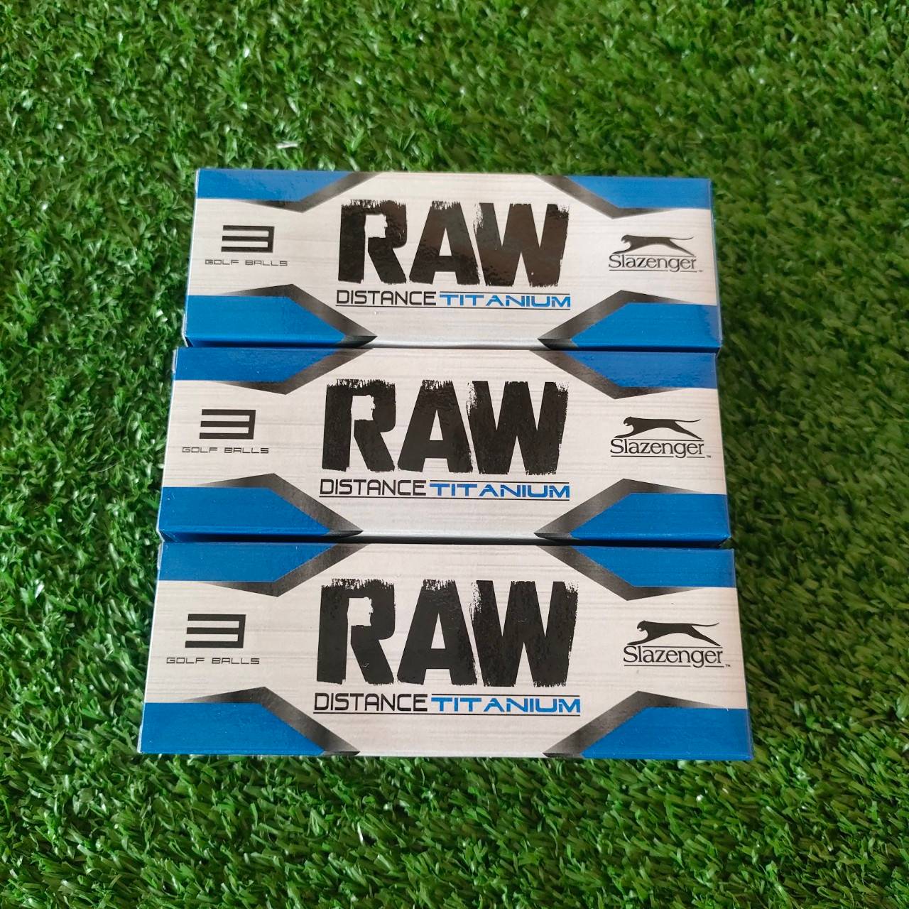 ลูกกอล์ฟ SLAZENGER RAW ลูกกอล์ฟมือ1 ขายเป็นหลอด 1 หลอด มี 3 ลูก ลดกระหน่ำ!!!