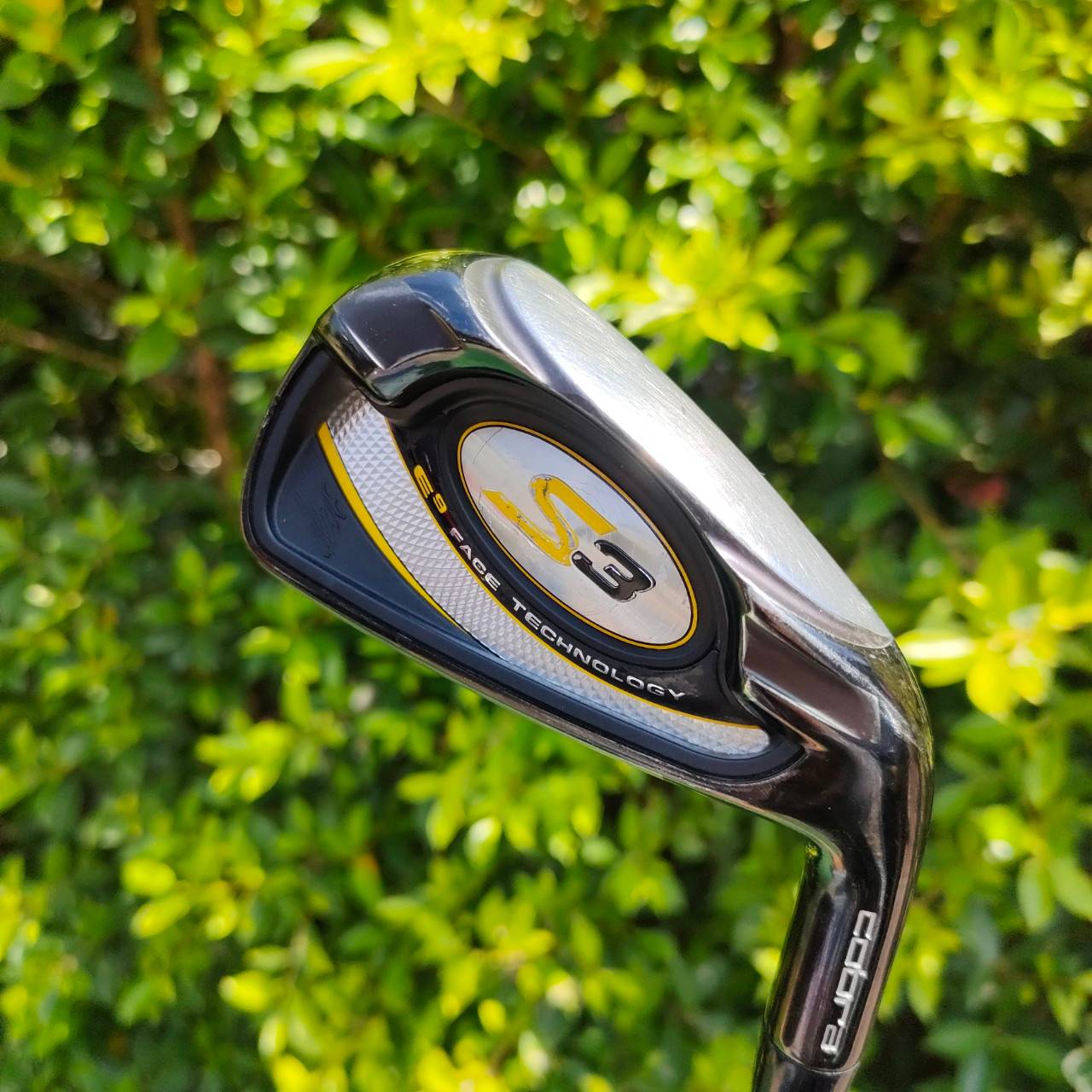 ชุดสุดยอด ราคาก็สุดยอด!!! ชุดเหล็ก COBRA S3 มีเหล็ก 4-9 เเละ PW ก้าน N.S.PRO 950GH FLEX R E9 FACE TEC ตัวนี้คือหน้าแบบเด้งจัด ส่งพลังสู่ลูกตีไกลกว่าเหล็กทั่วไปอย่างมาก