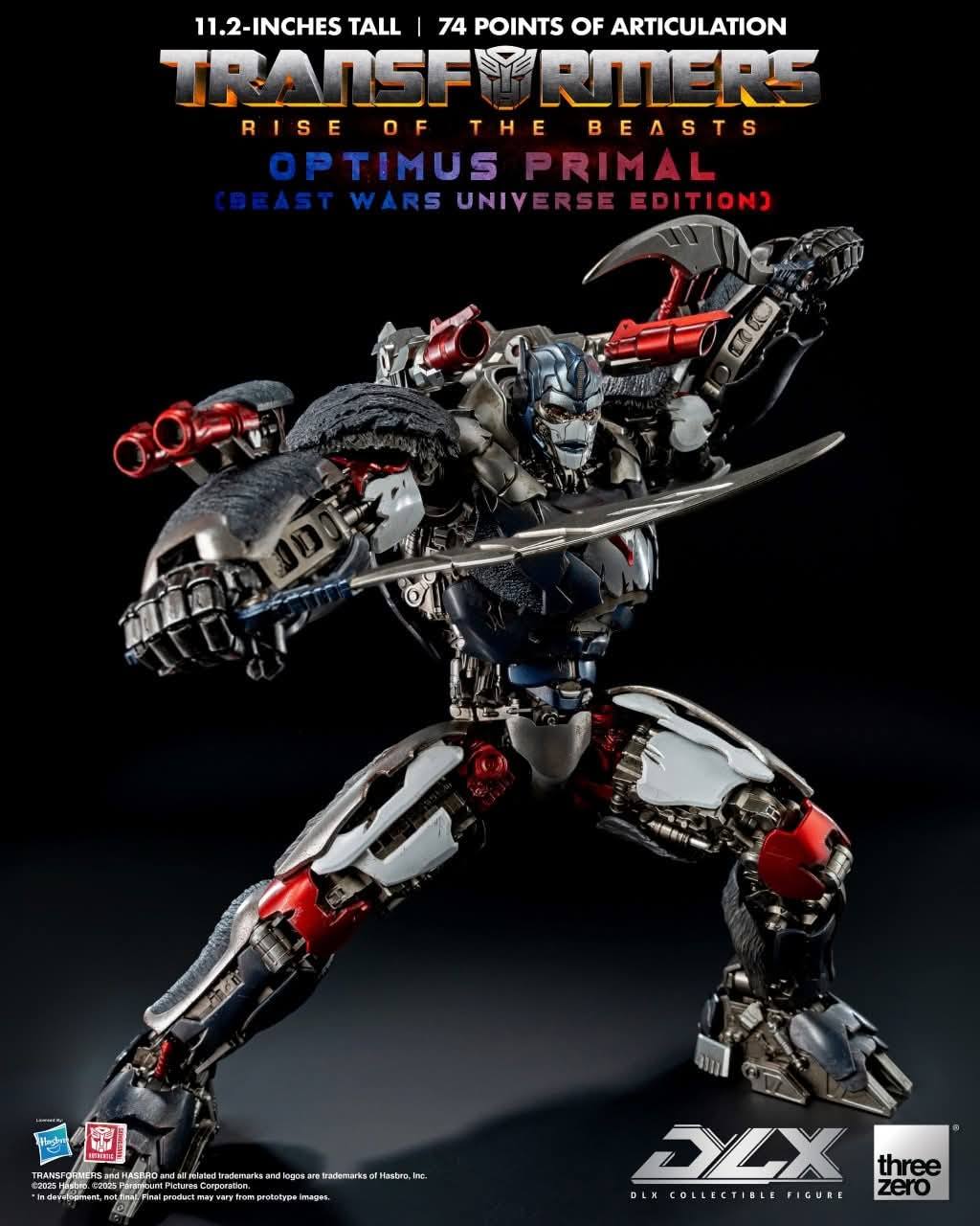 [สั่งจอง]Threezero 3Z08850W0 DLX : Rise of Beasts Optimus Primal (Beast War Universe Edition) (Standard Version)