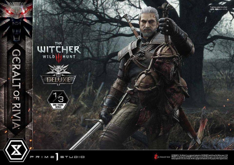 [สั่งจอง]Prime 1 Studio MMW3-01DX 1/3 scale Geralt of Rivia (The Witcher 3) Deluxe Version
