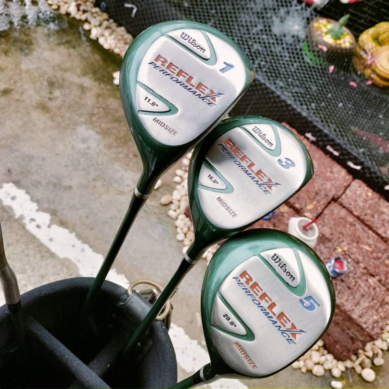 ไม้กอล์ฟครบชุดพร้อมออกรอบ WILSON REFLEX PERFORMANCE พร้อมถุงกอล์ฟ WILSON ตรงรุ่น และ PUTTER PING ANSER 4 ไม้ตีง่าย ตีสบายๆทั้งชุด มือใหม่ ตีสบาย ไม้กอล์ฟพรีเมี่ยมมือสอง ของแท้ By NakaraLuxurious