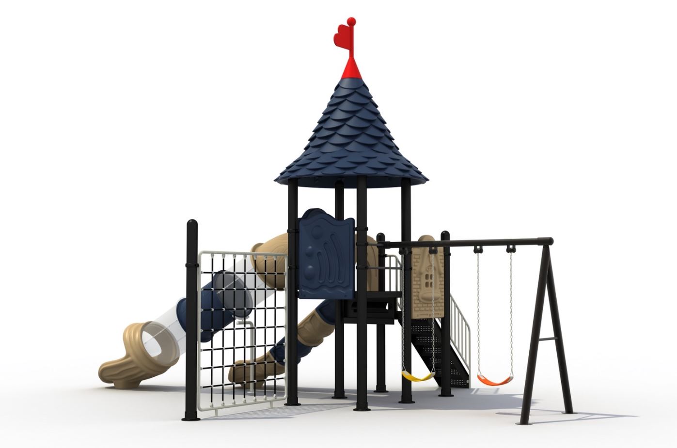 เครื่องเล่นสนามกลางแจ้ง, ชุดโดมปราสาทปีนป่ายชิงช้า ,สไลเดอร์ท่อ, กระดานลื่น,สนามเด็กเล่น ครุภัณฑ์สนามเด็กเล่น, สพฐ,โครงการโรงเรียนประชารัฐ playground,สไลเดอร์,ของเล่นเสริมพัฒนาการ,เครื่องเล่นสนาม, สนามเด็กเล่น