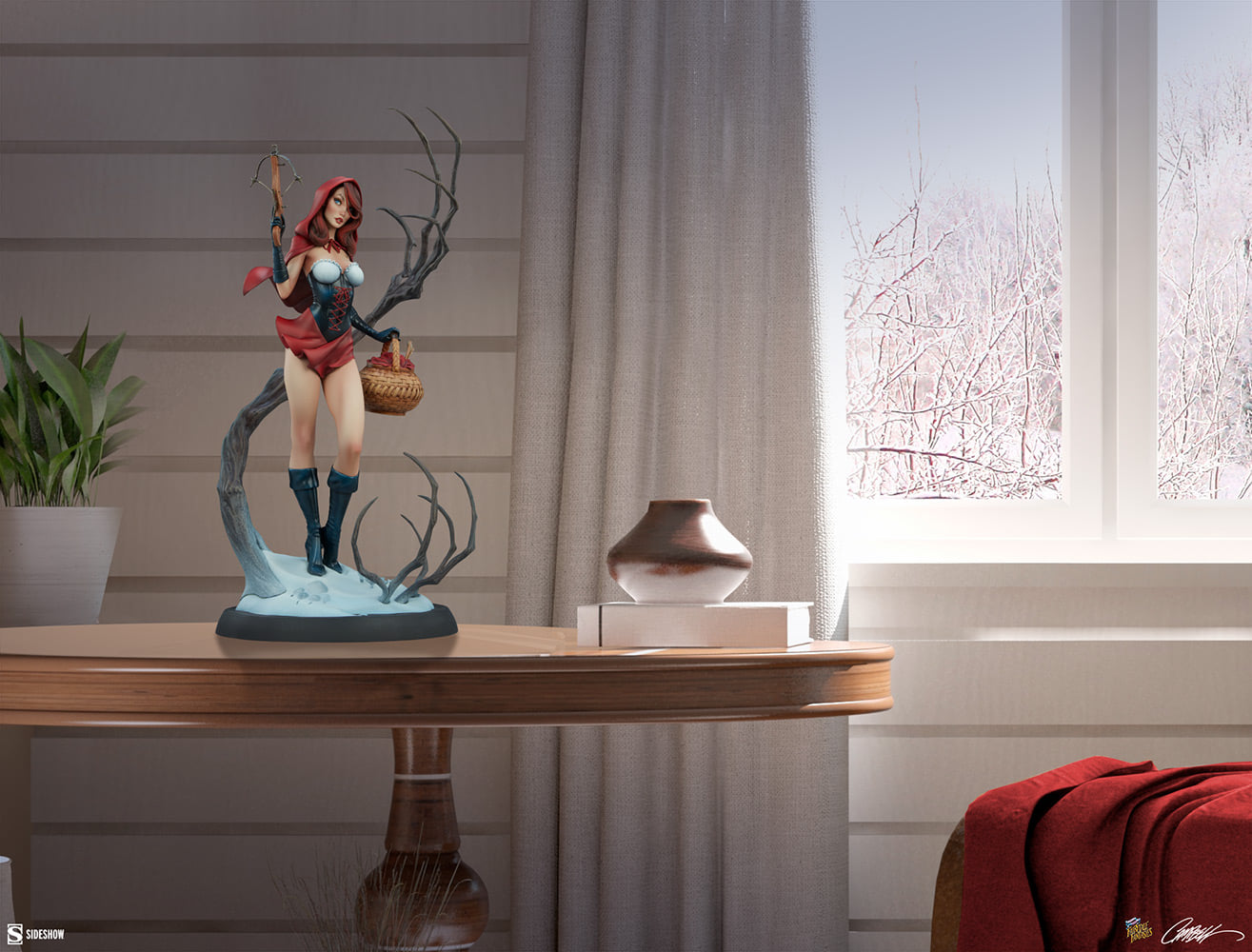 [สั่งจอง]Sideshow 200552 : Red Riding Hood Statue