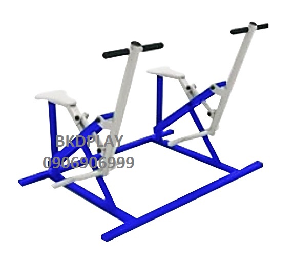 อุปกรณ์บริหารแขน-ขา-หน้าท้อง (แบบม้าโยกคู่) เครื่องออกกำลังกายกลางแจ้ง สั่งผลิตผลิตในไทย สั่งทำตามสีที่ต้องการได้