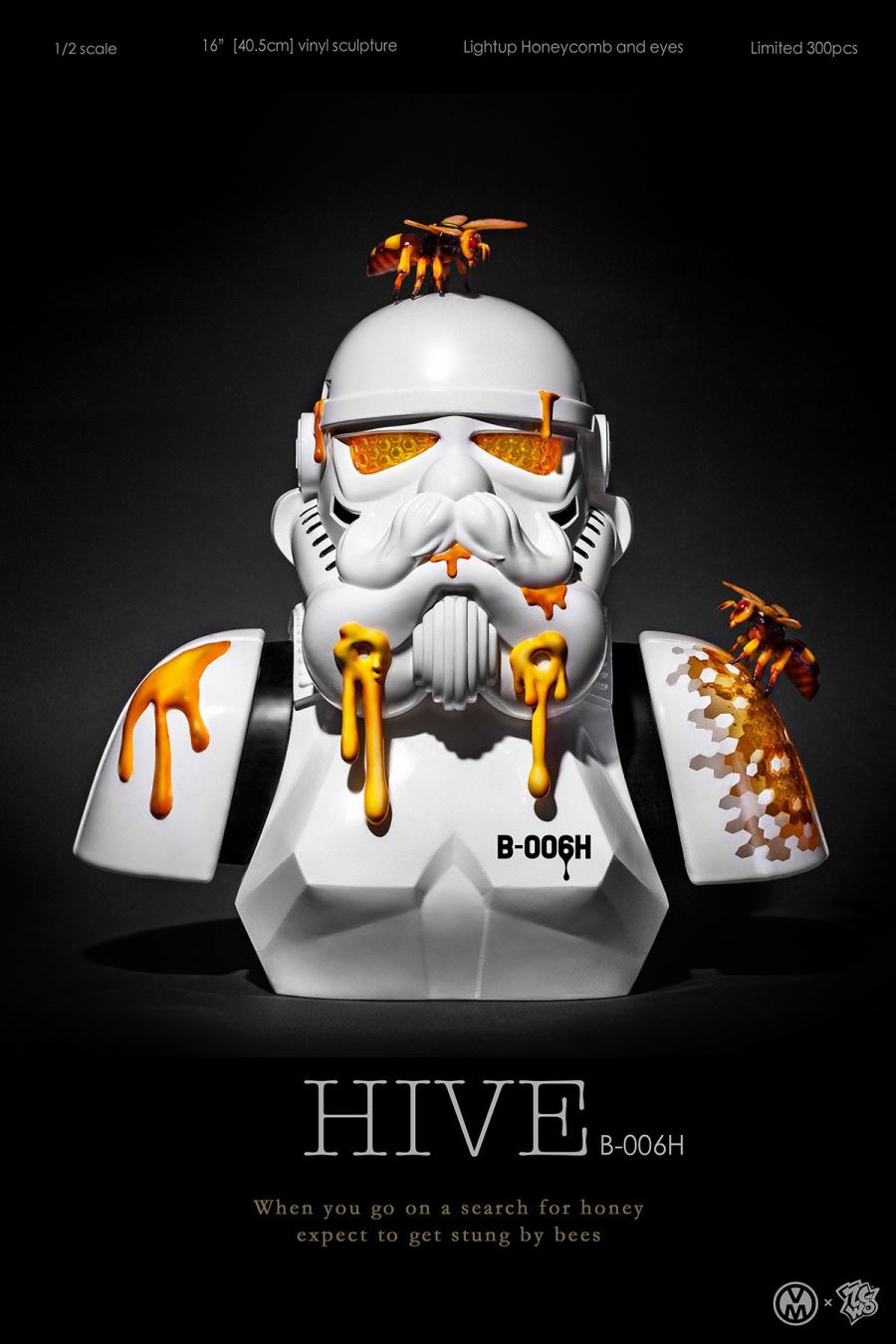 [สั่งจอง] ZCWO ZC360 1/2 HIVE B-006H Interstellar Honeycomb Vinyl Figure