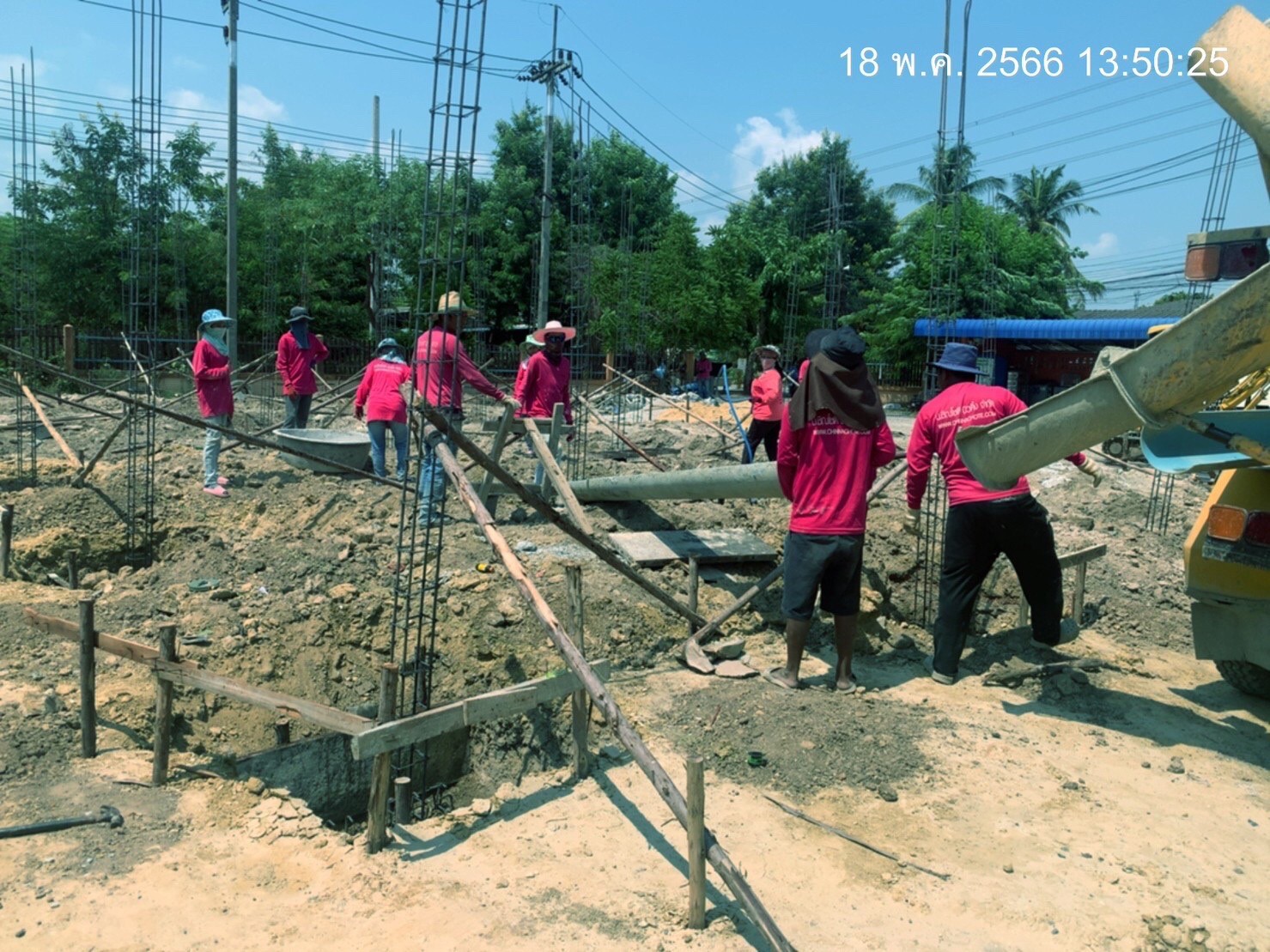 งานก่อสร้างห้องแถว จำนวน5ห้อง อ.บ้านโป่ง จ.ราชบุรี