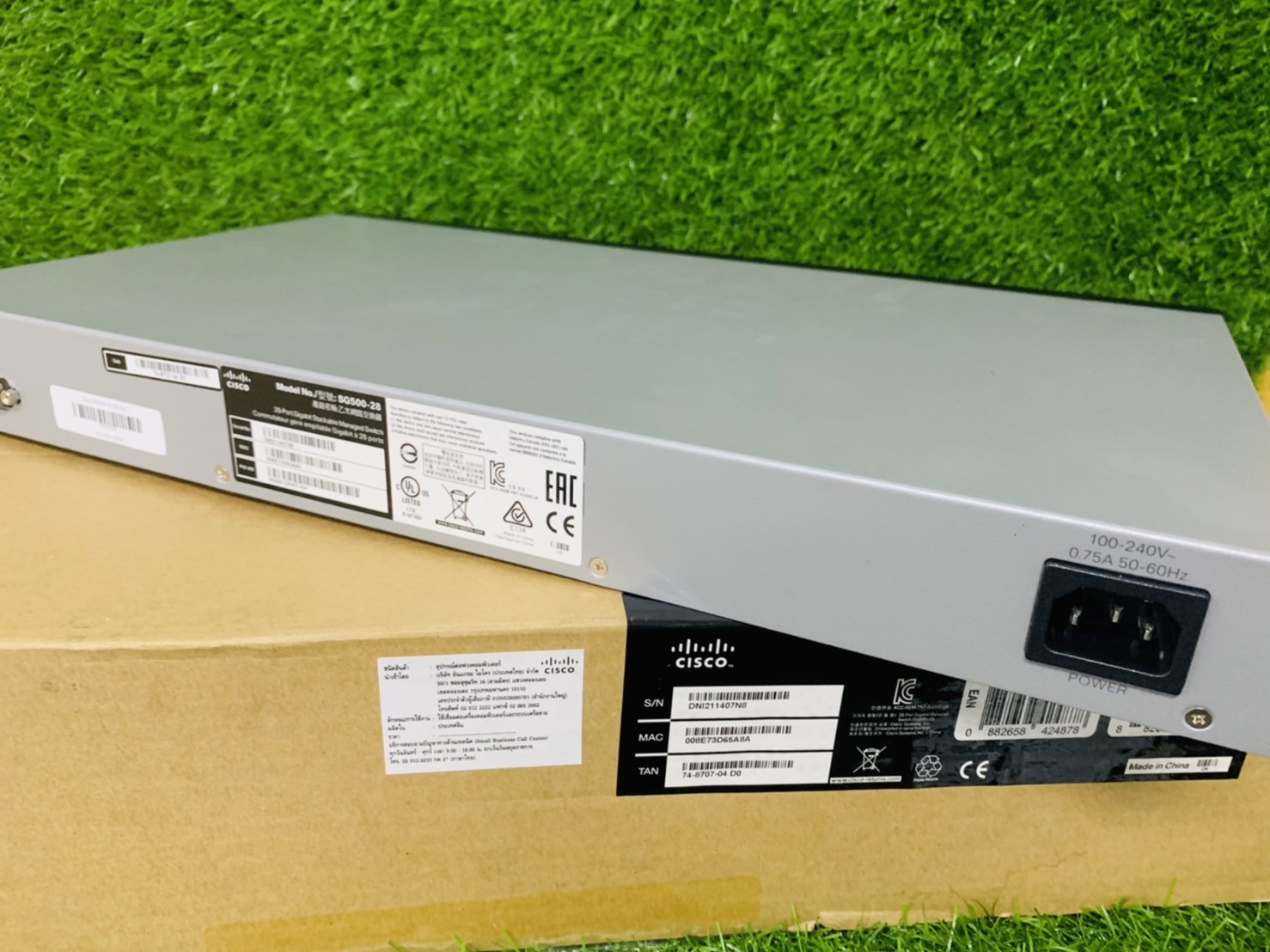 เน็ตเวิร์ก สวิตซ์ CISCO SG500-28-K9-G5 Network Switch