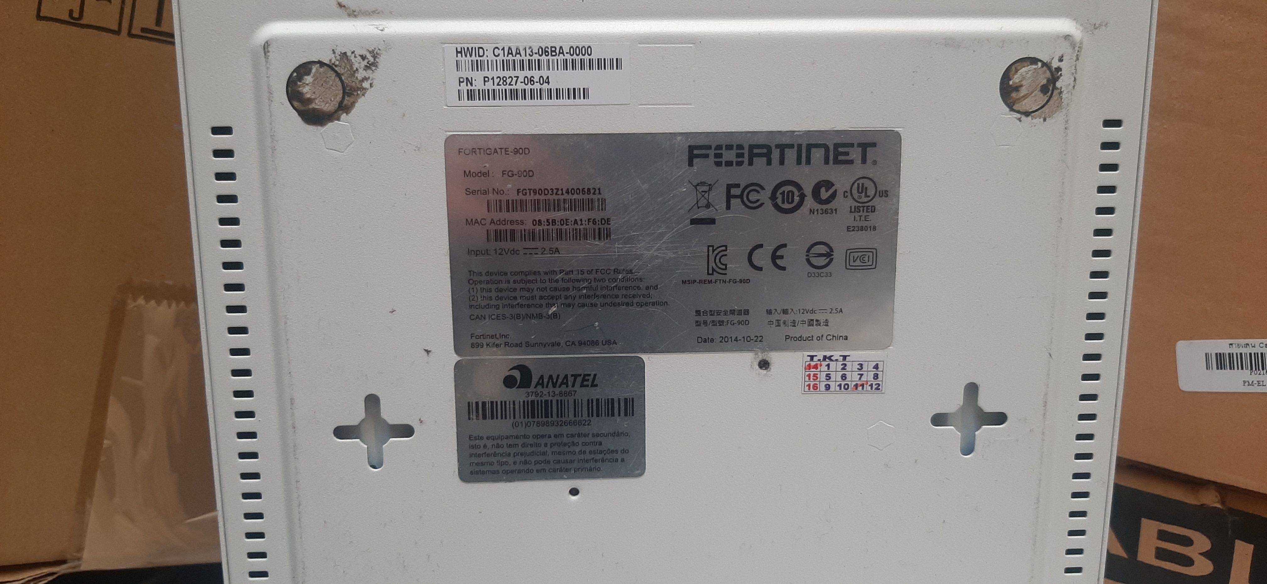 Fortinet FortiGate-90D Security Appliance Firewall มือสอง ประกันร้าน 1 เดือน
