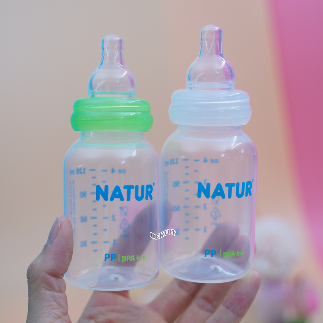 Natur เนเจอร์ ขวดนมเนเจอร์ 4 ออนซ์ แพ็ค3ขวด 80132