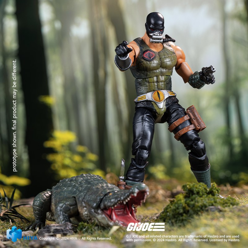 [สั่งจอง] Hiya Toys EMG0359 1/18 : Exquisite Mini Series - G.I.Joe Croc Master&Fiona