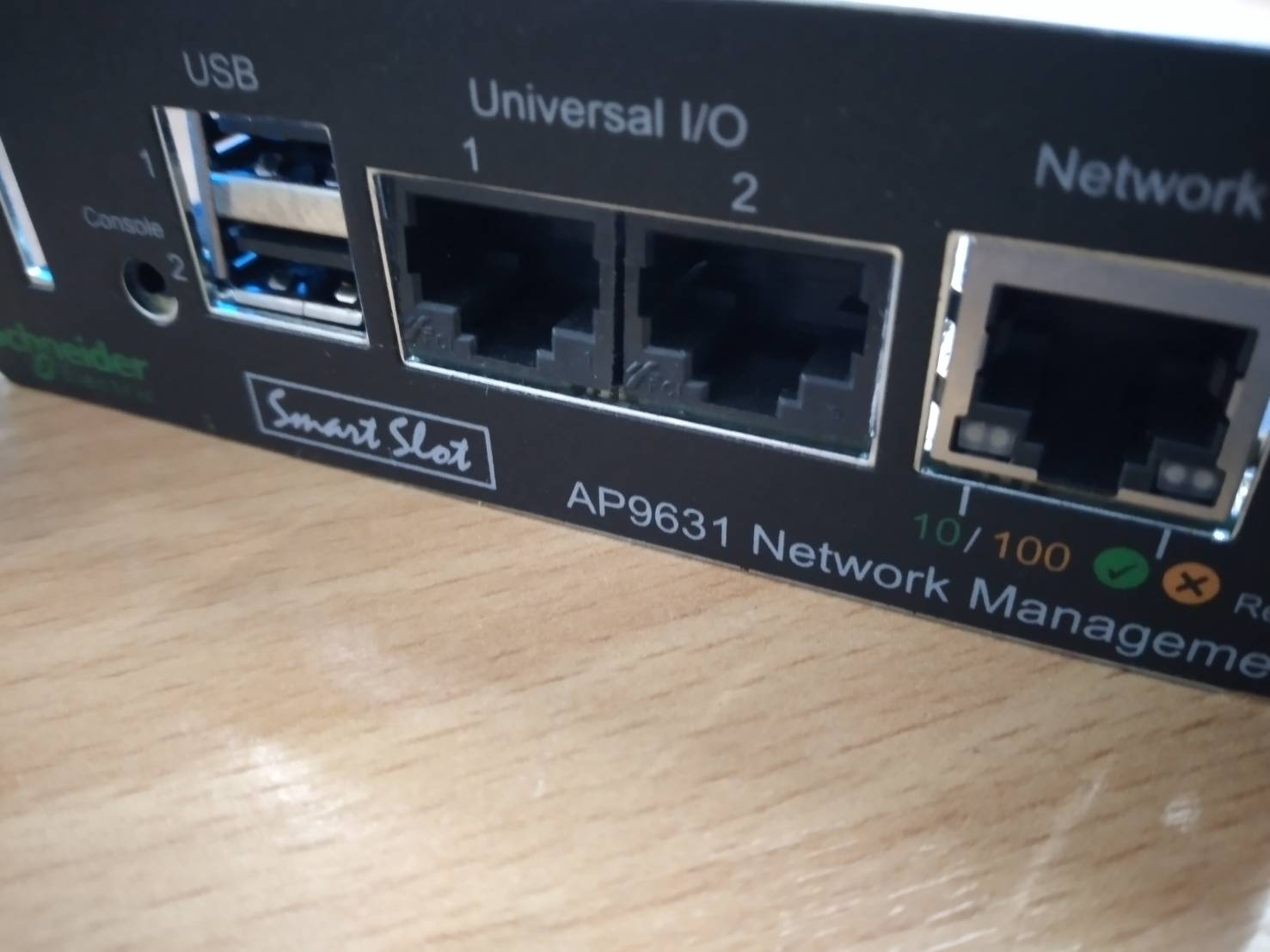 APC AP9631 AP9335T NMC Network Management Card 2 Environmental Monitoring AP9630