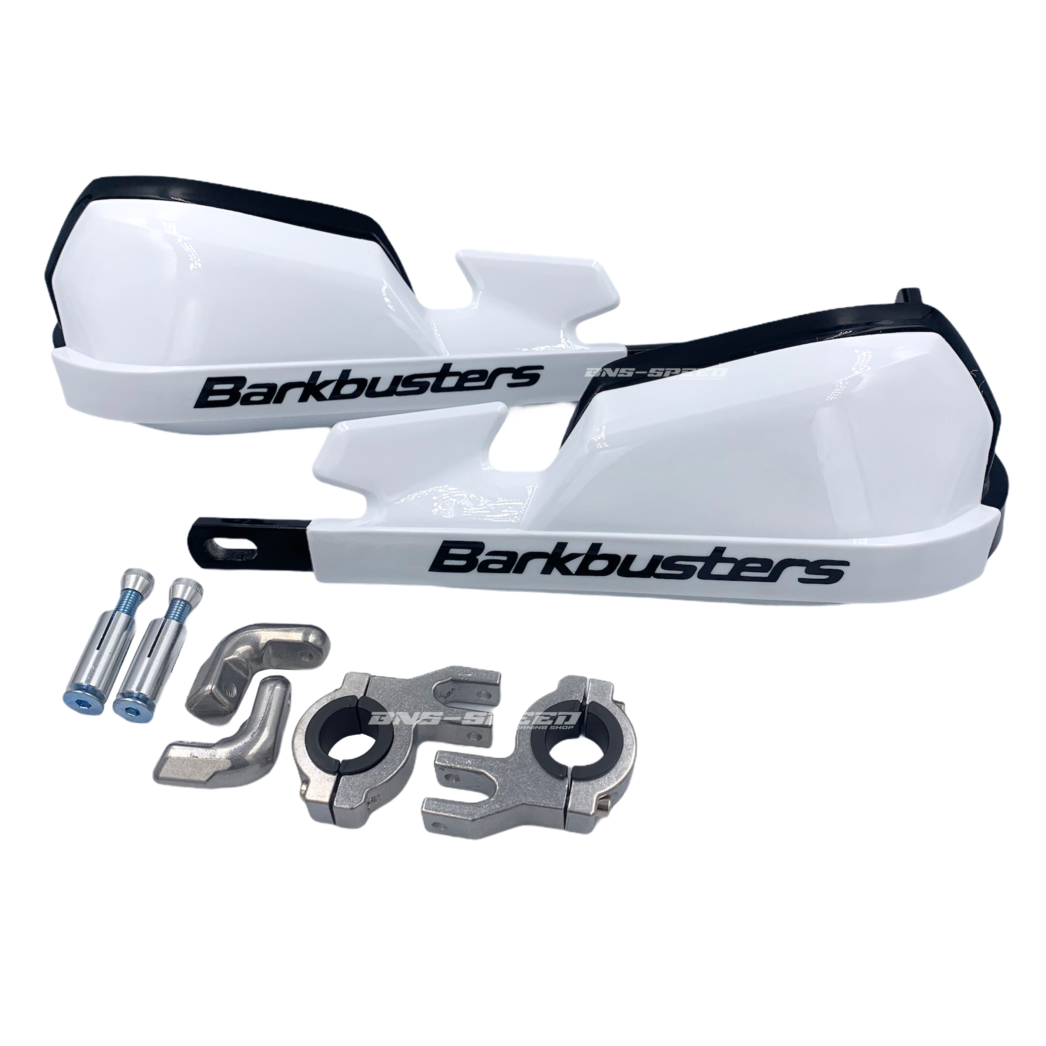 การ์ดแฮนด์ทรง Barkbusters - สีขาว