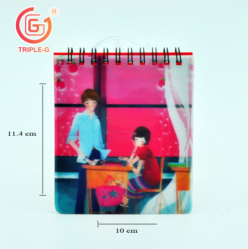 Triple-G สมุดโน๊ตอเนกประสงค์ ลาย 3 มิติแฟนซี รุ่น A6-0