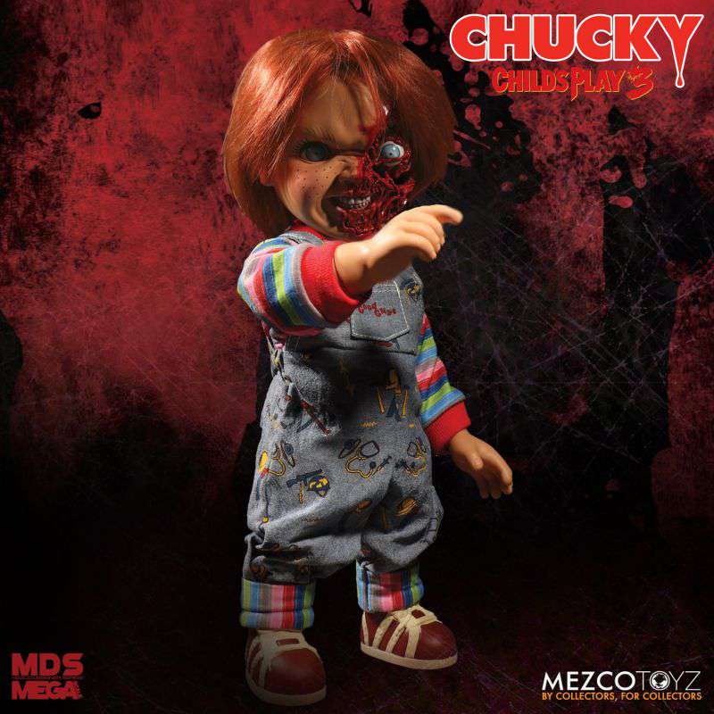 [พร้อมส่ง]Mezco Toyz : MDS Mega Talking - Pizza Face Chucky [Re issue]