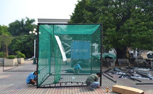 Drive Practice Net ตาข่ายซ้อมไดร์ฟ PGM LXW001 ขนาด 3M x 3M ขนาดใหญ่มาก แข็งแรงทนทาน ติดตั้งง่าย (ไม่รวมพรม Not including the mat)
