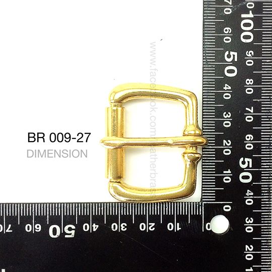 BR009 หัวเข็มขัดกระเป๋า แนววิทเทจ ทองเหลืองแท้ **ราคาต่อชิ้น**