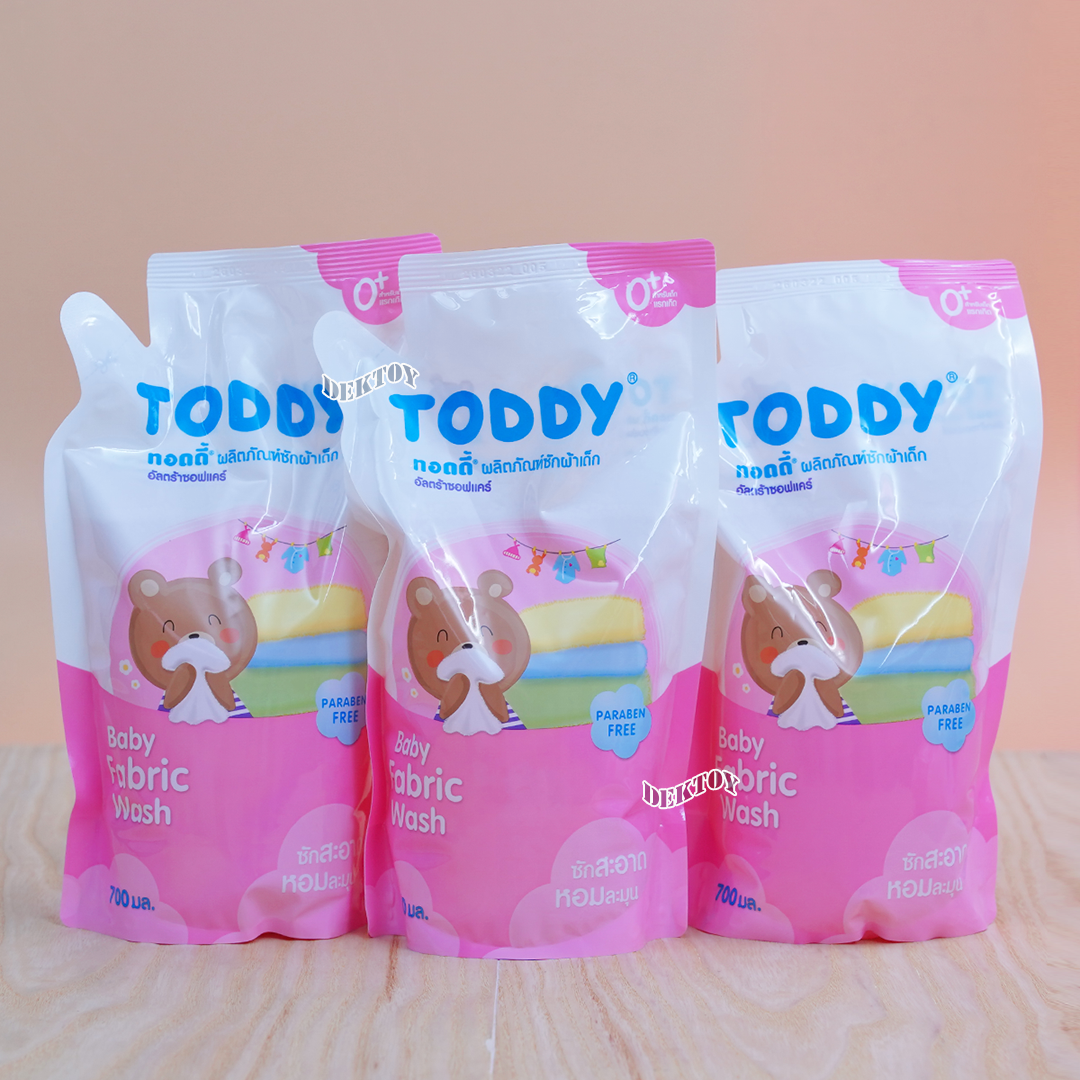 Toddy ทอดดี้ น้ำยาซักผ้าเด็กทอดดี้ซอฟแคร์700มล.