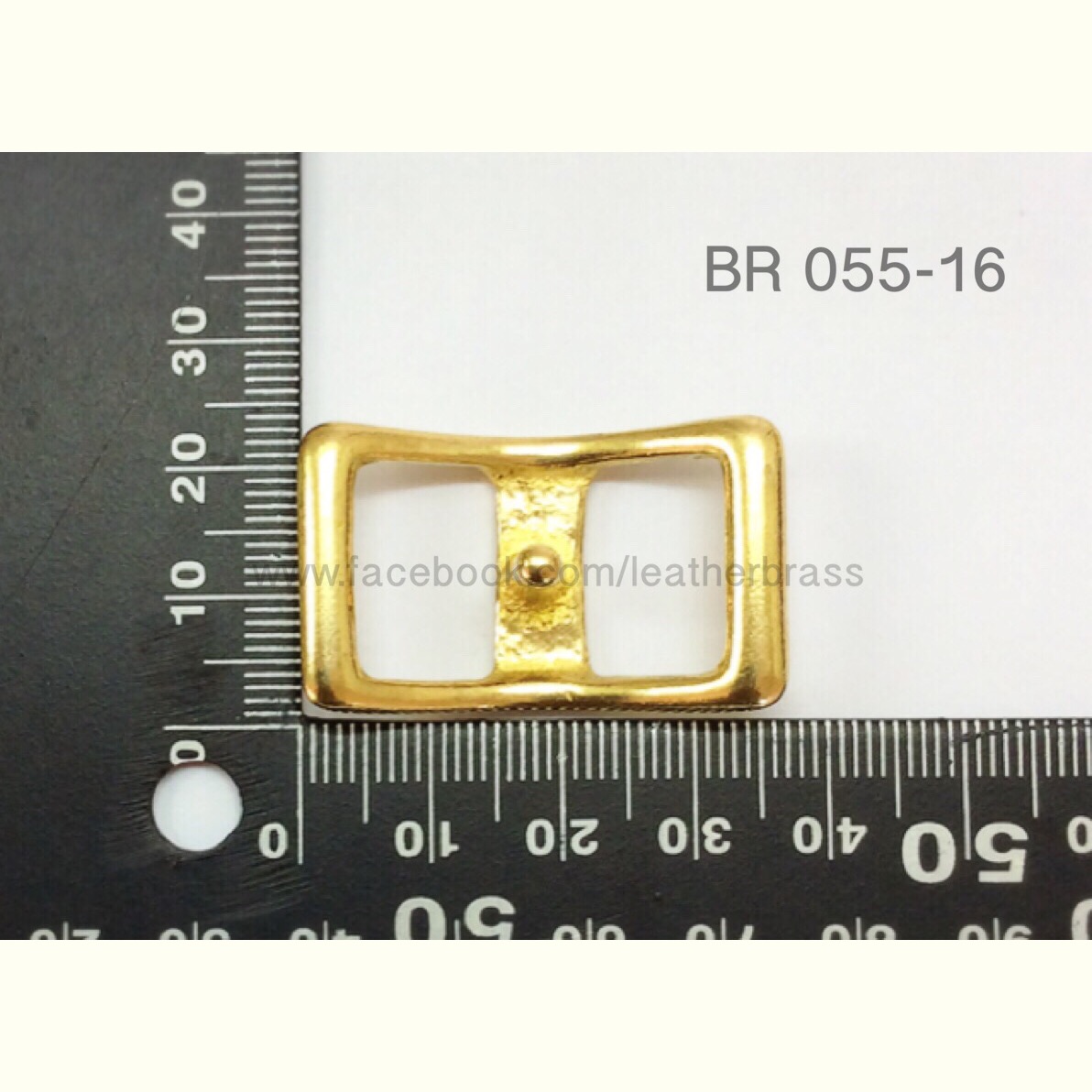 BR055 อะไหล่ปรับสายกระเป๋า เนื้อทองเหลืองแท้ อุปกรณ์งานหนัง leatherbrass **ราคาต่อชิ้น**