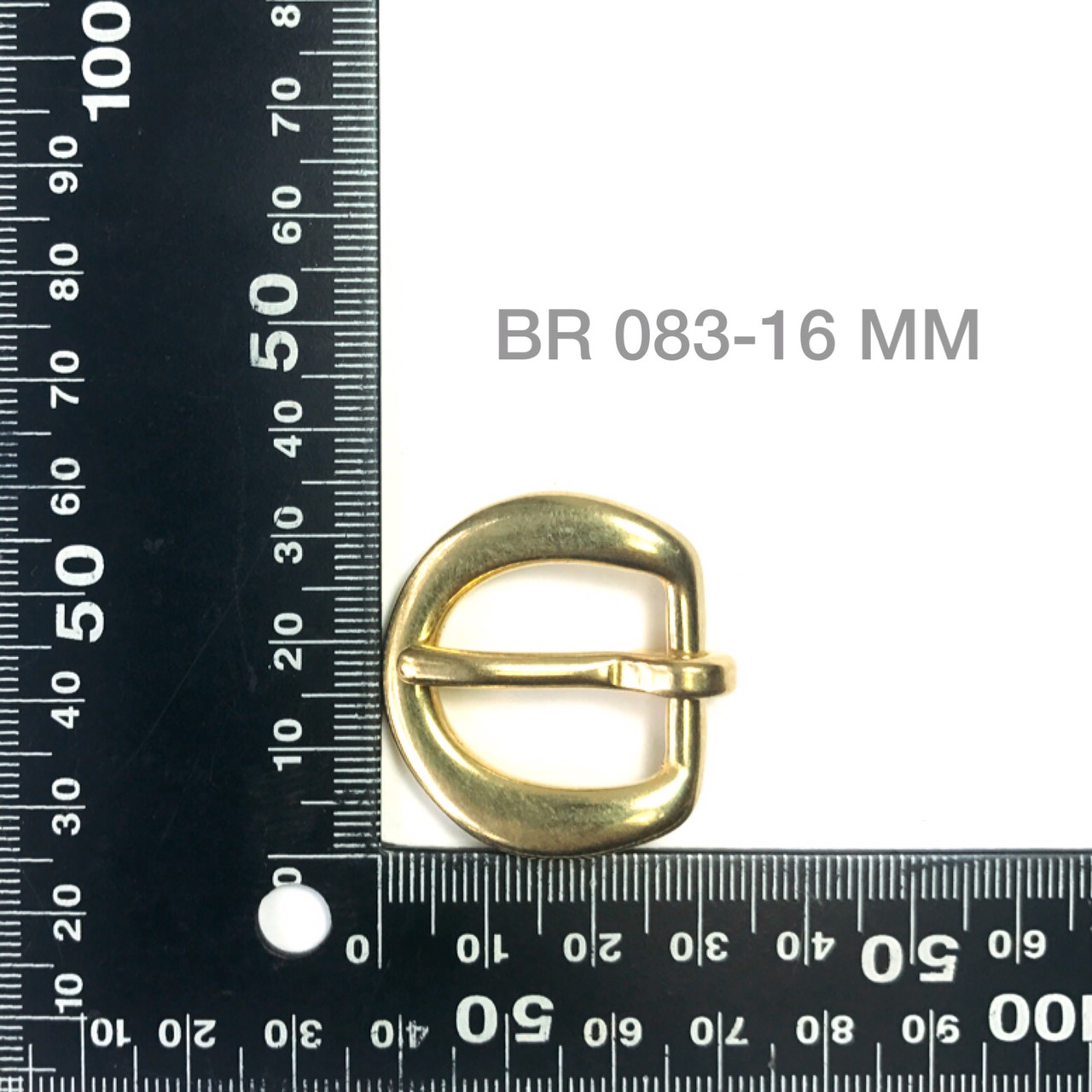 BR083 หัวเข็มขัดสายกระเป๋า ทรงเกือกม้า อะไหล่ทองเหลืองแท้ อุปกรณ์งานหนัง leatherbrass**ราคาต่อชิ้น**