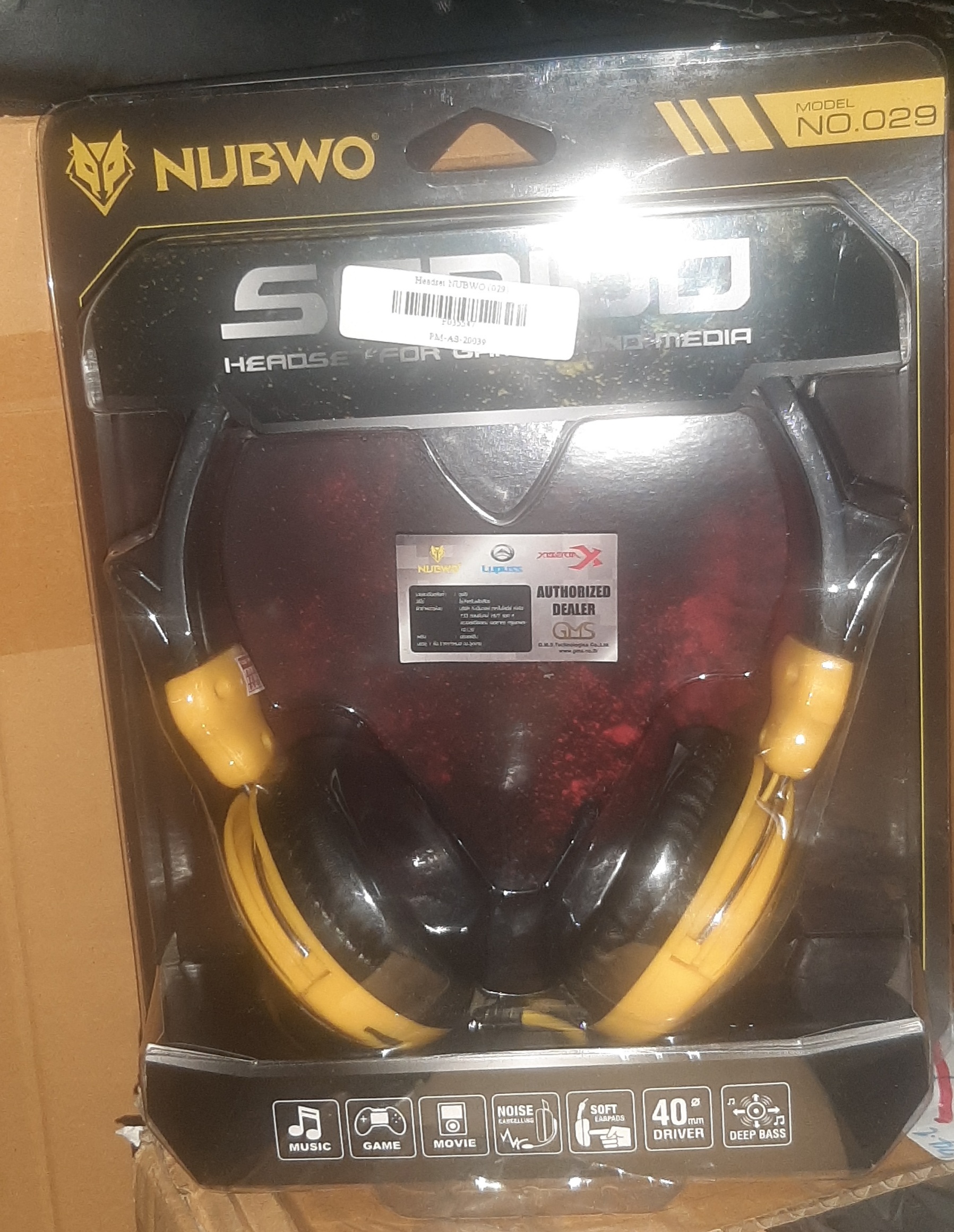 Headset NUBWO (029) หูฟัง มือหนึ่ง สภาพดี ประกันร้าน 1 เดือน