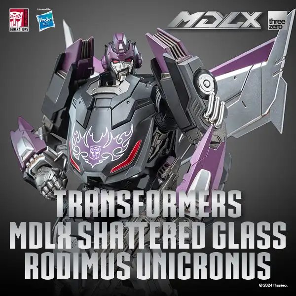 [สั่งจอง]threezero 3Z07170W0 : MDLX TRANSFORMERS Shattered Glass Rodimus Unicronus