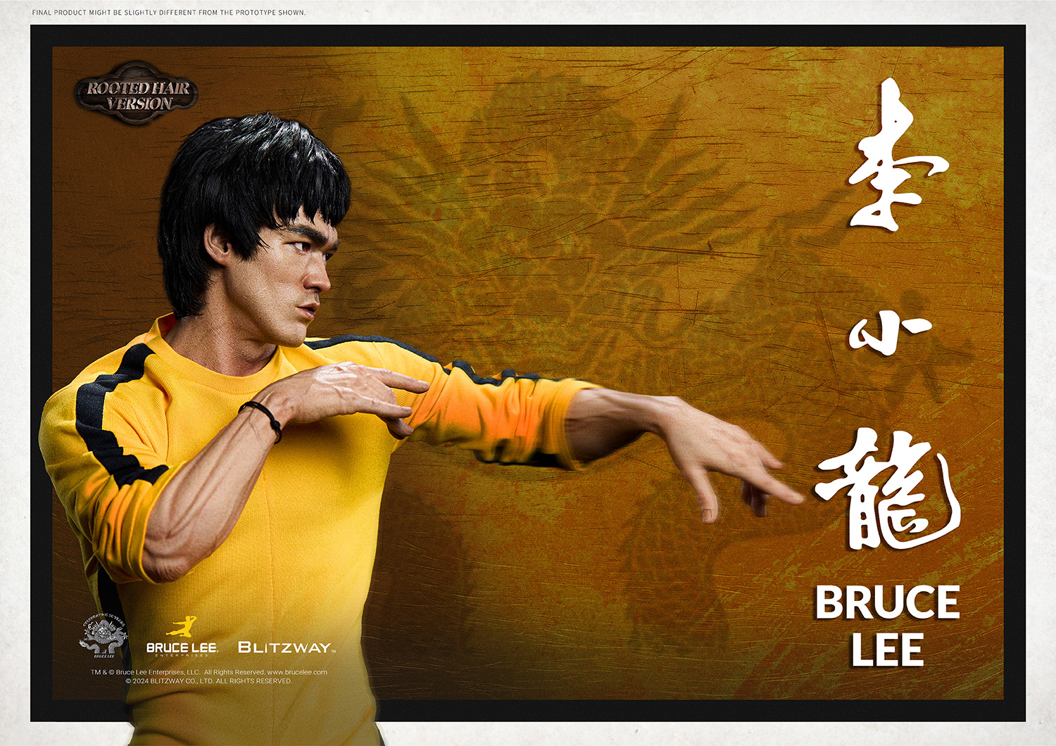 [สั่งจอง] Blitzway BW-SS-22401 1/4 : Bruce Lee Tribute 50th Anniversary Grafted Hair Version