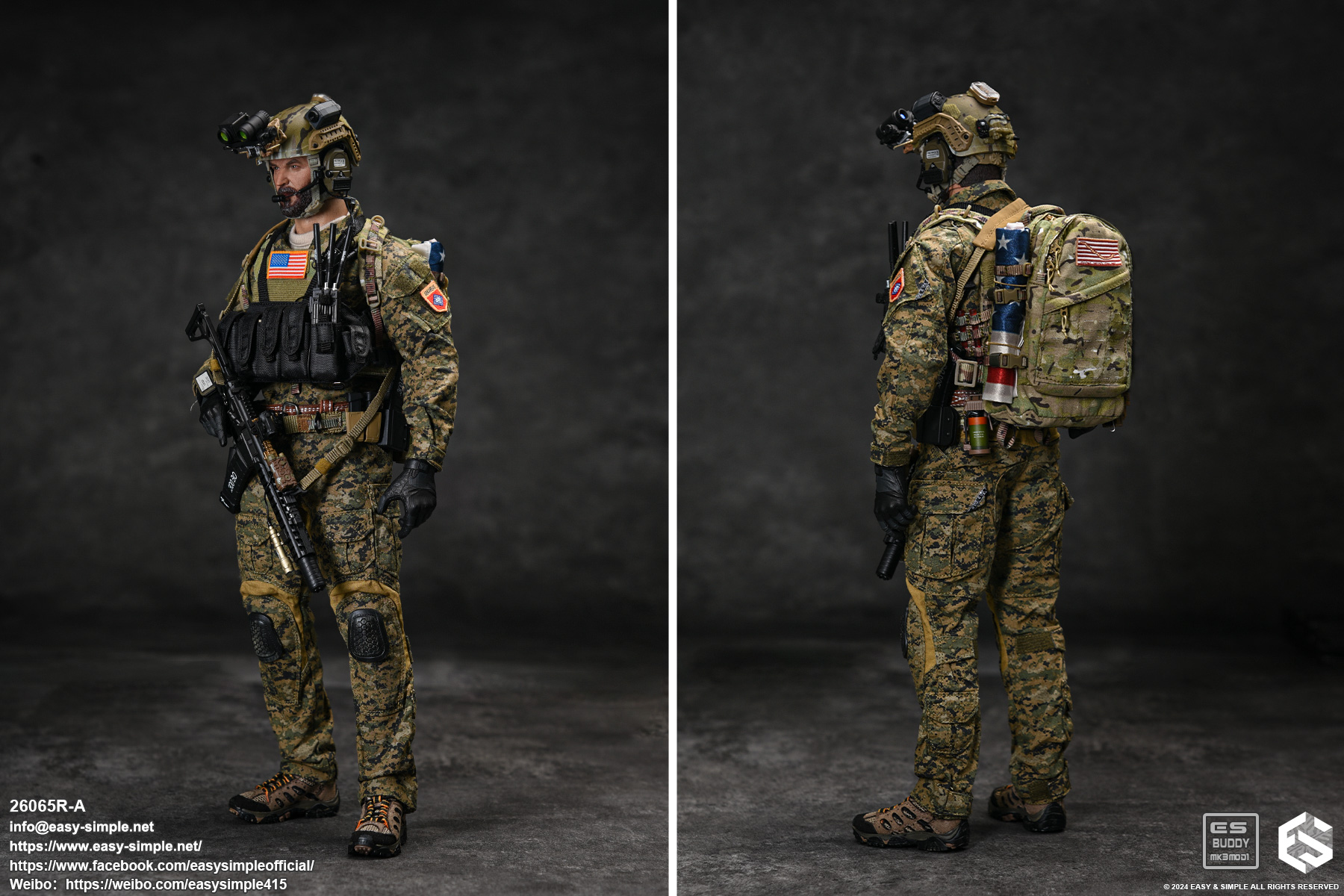 [สั่งจอง] Easy&Simple 26065RA 1/6 : SMU Tier1 Operator Part XIX Coalition Forces