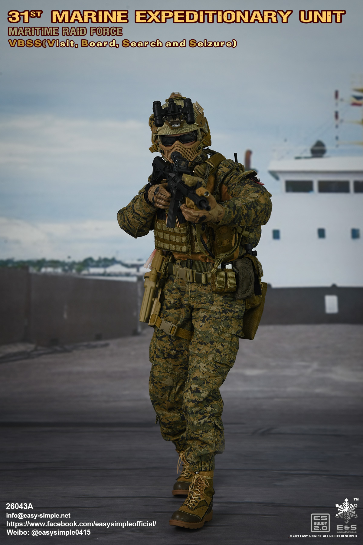 [สั่งจอง] Easy&Simple 26043A 1/6 : 31st MEU MRF VBSS