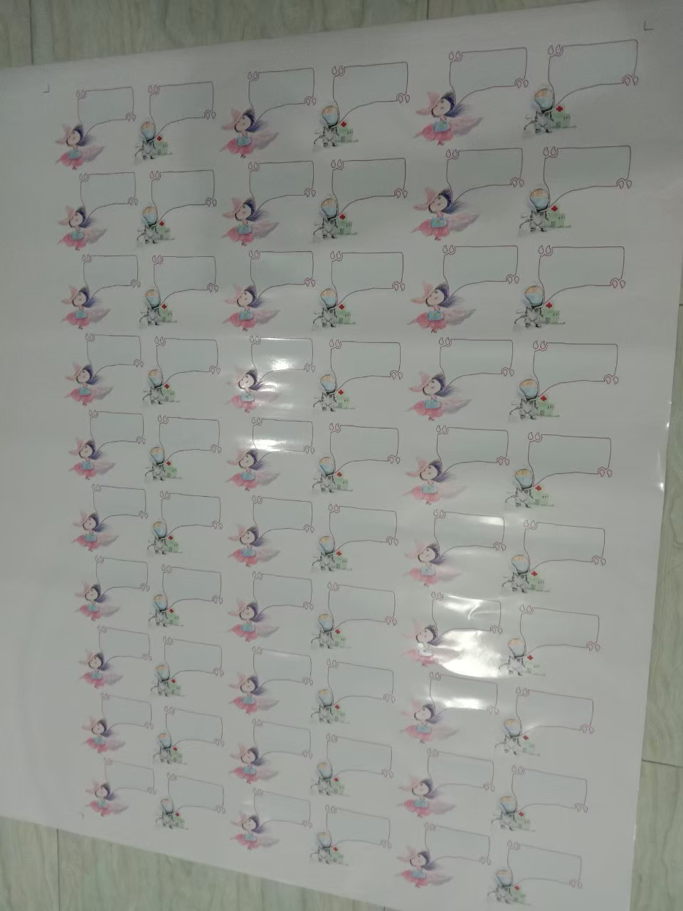 งานสติกเกอร์ไดคัท